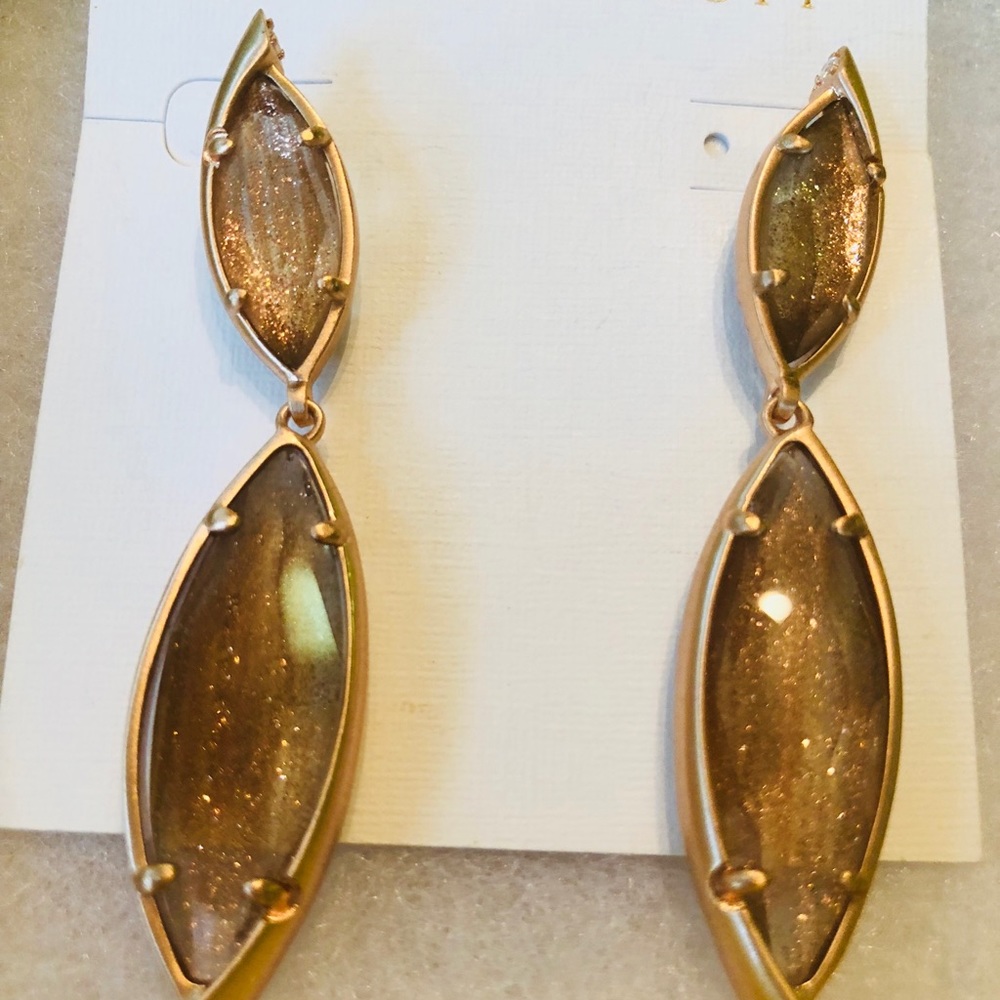 ON SALE! NWT Kendra Scott Maisey Earrings Gold Dus - Picture 8 of 8